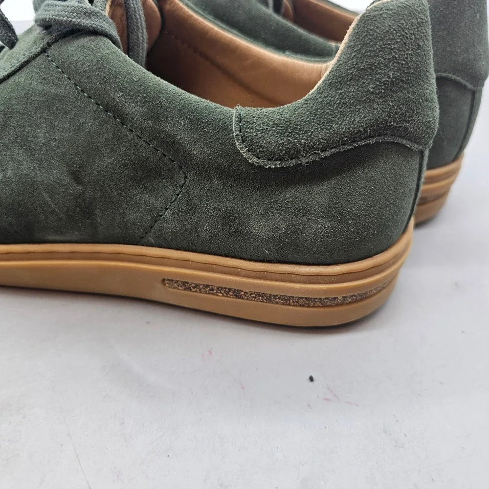 Birkenstock Bend Low Forest Green Suede Sneakers Mens 8 Womens 10 EU 41